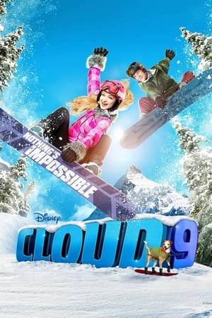 Set high atop snow-capped mountains in the adrenaline-fueled world of competitive snowboarding, the Disney Channel Original Movie “Cloud 9″ tells the inspiring story of two snowboarders who must overcome self-doubt to learn that achieving their dreams is possible.