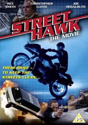 Feature-length pilot of the 1980s action series following the exploits of motorbike riding superhero Jesse Mach (Rex Smith). Deskbound after being seriously injured in an accident that left his colleague dead, LA cop Jesse is approached by federal agent and engineer Norman Tuttle (Joe Regalbuto), who enlists him to work as an undercover agent for the government. To this end, Tuttle provides Jesse with a powerful motorcycle called Street Hawk - but Jesse is soon using Street Hawk to settle his own personal vendetta.