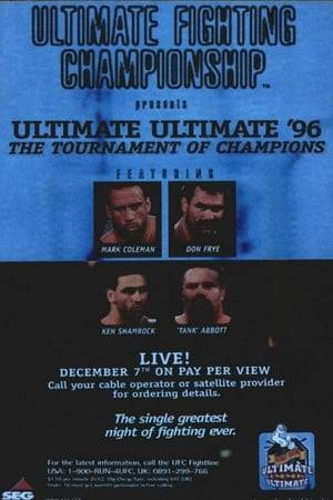 The Ultimate Ultimate 2 (also referred to as "Ultimate Ultimate 1996" and "UFC 11.5") was a mixed martial arts event held by the Ultimate Fighting Championship on December 7, 1996. The event took place at the Fair Park Arena in Birmingham, Alabama, and was broadcast live on pay-per-view in the United States, and released on home video.