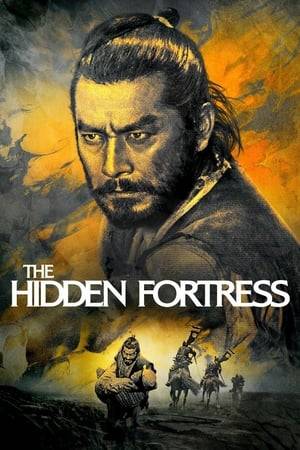In feudal Japan, during a bloody war between clans, two cowardly and greedy peasants, soldiers of a defeated army, stumble upon a mysterious man who guides them to a fortress hidden in the mountains.