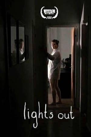 A woman prepares for bed, but realizes that something may be lurking in the shadows.