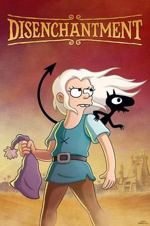 Set in a ruined medieval city called Dreamland, Disenchantment follows the grubby adventures of a hard-drinking princess, her feisty elf companion and her personal demon.