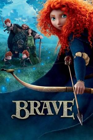 Brave is set in the mystical Scottish Highlands, where Mérida is the princess of a kingdom ruled by King Fergus and Queen Elinor. An unruly daughter and an accomplished archer, Mérida one day defies a sacred custom of the land and inadvertently brings turmoil to the kingdom. In an attempt to set things right, Mérida seeks out an eccentric old Wise Woman and is granted an ill-fated wish. Also figuring into Mérida’s quest — and serving as comic relief — are the kingdom’s three lords: the enormous Lord MacGuffin, the surly Lord Macintosh, and the disagreeable Lord Dingwall.