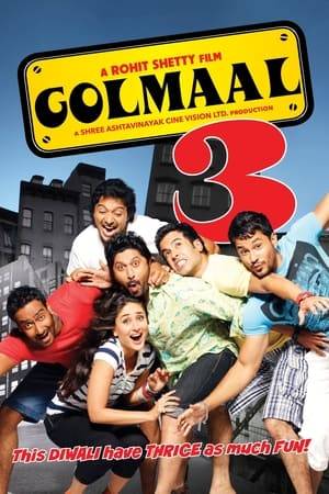 Golmaal 3 highlights the story of hatred between two bunch of siblings within a family. The family that eats together prays together, lives together, and can't stand each other.