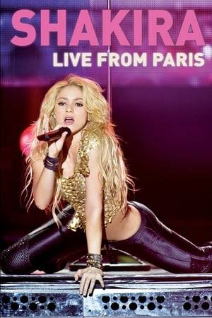 This musical release from pop singer Shakira captures a live performance by the artist, recorded live in Paris. Some of the songs featured in the performance include "Nothing Else Matters", "Whenever, Wherever", "Underneath Your Clothes", "Why Wait", and more.