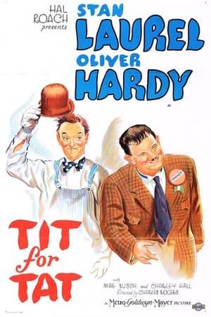 Stan and Ollie have set up their own electrical appliance store but, unfortunately for them, the grocery right next door is run by the man and wife whom they encountered in "Them Thar Hills" (1935). Stan and Ollie go and visit to offer the hand of friendship, but the grocer again becomes convinced that Ollie and his wife are fooling around.
