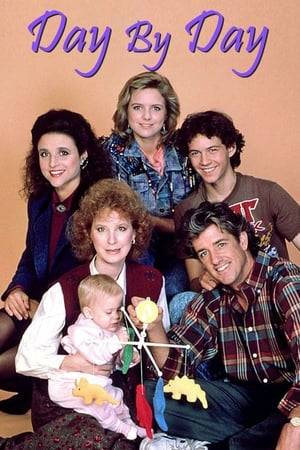 Day by Day is an American sitcom starring Douglas Sheehan, Linda Kelsey, Christopher Daniel Barnes, Julia Louis-Dreyfus, Courtney Thorne-Smith, and Thora Birch. Day by Day was telecast from February 29, 1988, through June 25, 1989, on NBC.