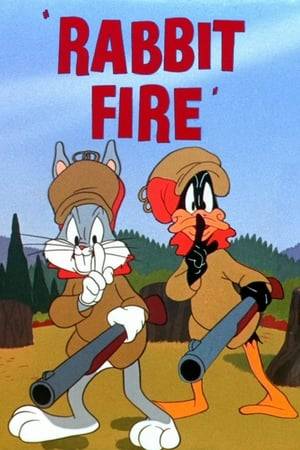 Daffy Duck and Bugs argue back and forth whether it is duck season or rabbit season. The object of their arguments is hunter Elmer Fudd.