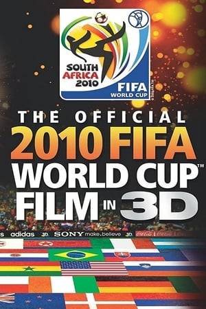 Experience the journey of the most-watched sporting event in the world as it was meant to be seen: in dynamic and vibrant 3D on Blu-ray. Relive the action and intensity of the 2010 FIFA World Cup South Africa as though you were actually in the stadium witnessing all the drama and athletic skill. The greatest players in the world--supported by the most passionate fans--met up on the biggest stage in sports and made history as the 2010 FIFA World Cup enthralled South Africa and the world.