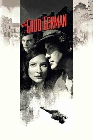 An American journalist arrives in Berlin just after the end of World War Two. He becomes involved in a murder mystery surrounding a dead GI who washes up at a lakeside mansion during the Potsdam negotiations between the Allied powers. Soon his investigation connects with his search for his married pre-war German lover.