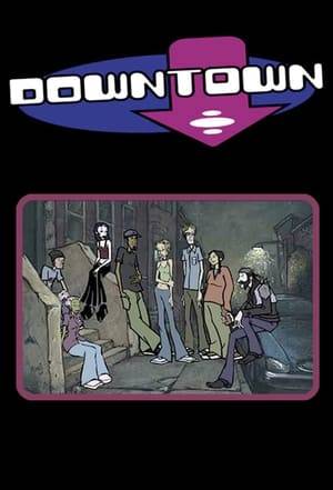 Downtown is an animated series on MTV on urban life, based on interviews with real people. The show follows a diverse and multiracial cast who live in New York City, and presents their everyday lives through quirky, humorous, and imaginative perspectives from the characters. It was created by Chris Prynoski, a former animator on Beavis and Butt-Head and produced by David McGrath. In 2000, Downtown was nominated for an Emmy in the category of outstanding animated program.

Downtown faced a similar fate to many of MTV's other cartoons - it only lasted one season. The use of an original score rather than licensed music makes a sanctioned DVD release unlikely.

Some of the show's staff have gone on to work on the action animated series Megas XLR, which uses the same quirky humor found in Downtown as well as the character Goat, reprised by Scott Rienecker.