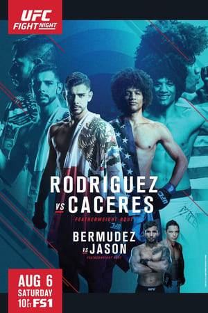 UFC Fight Night 92: Rodríguez vs. Caceres was a mixed martial arts event produced by the Ultimate Fighting Championship held on August 6, 2016, at Vivint Arena in Salt Lake City, Utah. A featherweight bout between The Ultimate Fighter: Latin America featherweight winner Yair Rodríguez and Alex Caceres served as the event headliner.
