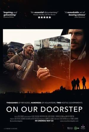 On Our Doorstep delves deep into an aspect of the refugee crisis that rarely reached the press. With NGOs being blocked by red tape and the absence of any positive action by French or British authorities, the film is a behind-the-scenes look at the unprecedented grassroots movement that rose to aid the refugees in Calais, and the community that sprang up there, before it was forcefully demolished. This is the story of what happens when young and inexperienced citizens are forced to devise systems and structures to support 10,000 refugees; and are left unguided to face the moral and emotional conflicts, blurred lines and frequent grey areas of giving aid to vulnerable people. People who do not want to be there. It questions whether the aims of the volunteers were met, and whether these aims ultimately served the refugees' needs.