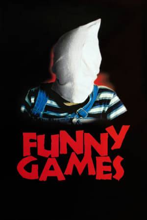 Two psychotic young men take a mother, father, and son hostage in their vacation cabin and force them to play sadistic "games" with one another for their own amusement.