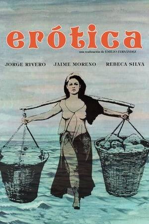 Two men commit a robbery. One is caught but the other escapes. He ends his escape on a lonely and deserted beach where he meets a beautiful woman named Erótica. They start a passionate love affair that is interrupted when the other con man escapes from prison and joins them. A sexual/sentimental love triangle begins leading to a violent confrontation between the two men.