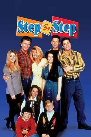 Step by Step is an American television sitcom with two single parents, who spontaneously get married after meeting one another during a vacation, resulting in them becoming the heads of a large blended family