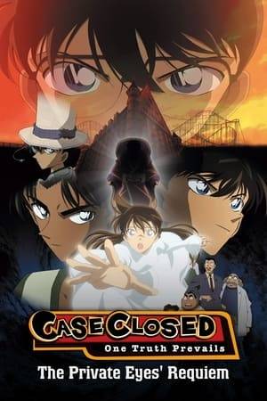 Synopsis Kogoro and Conan came to Yokohama according to a request from a mysterious man. But that was a trap of this man. Ran and the Detective Boys will be taken as hostages. If they don't solve the request of the man within 12 hours, the bombs attached to the hostages will explode. Furthermore, the man know that Conan`s true identity is Kudo Shinichi. Also Hattori Heiji, the High School Detective of the West, and Kaito Kid enter the stage. Will they be able to solve the mystery within the time limit and save Ran and the others? And who in the world is the client?