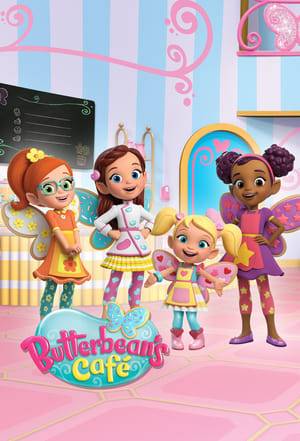 Butterbean's Café is set in the magical land of Puddlebrook and follows its title character, Butterbean, a young fairy who opens up and works in her own café, with the help of sister Cricket and friends Poppy, Dazzle, and Jasper