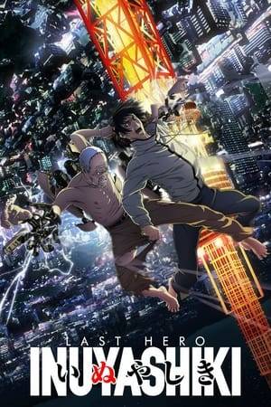 Aliens replace middle-aged Inuyashiki's body with a combat robot. He uses it to fight high schooler Shishigami, who's using the same power selfishly.