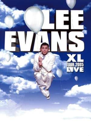 Comedy antics of Lee Evans on his live stand-up tour in Cardiff, Wales.