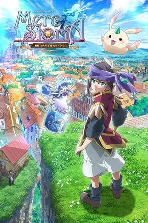 Merc Storia takes places in a world where humans and monsters coexist. The protagonist, Yuu, is a healer apprentice and possesses the ability to tame monsters. In a quest to regain the memories of Merc, a girl confined in a bottle, the pair embarks on a journey.