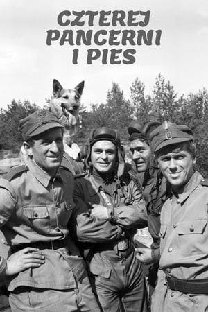 Czterej pancerni i pies was a Polish black and white TV series based on the book by Janusz Przymanowski. Made between 1966 and 1970, the series is composed of 21 episodes of 55 minutes each, divided into three seasons. It is set in 1944 and 1945, during World War II, and follows the adventures of a tank crew and their T-34 tank in the 1st Polish Army. Although both the book and the TV series contain elements of pro-Soviet propaganda, they have achieved and retain a cult series status in Poland, Soviet Union and other Eastern Bloc countries.

The T-34 tank Rudy with the identifying number "102", a German Shepherd dog from Siberia Szarik and to a lesser extent the crew Jan Kos, Gustaw Jeleń, Grigorij Saakaszwili, Tomasz Czereśniak, and their commander and mentor Olgierd Jarosz, as well as other heroes of the series, have become icons in Polish popular culture.