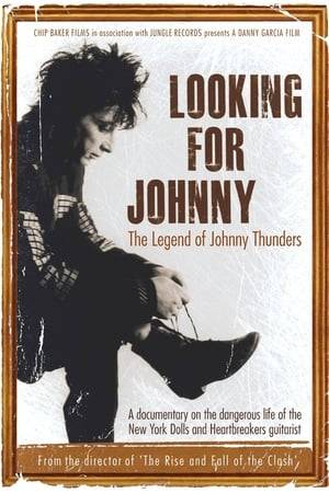 Johnny Thunders was the legendary hard-living rock'n'roll guitarist who inspired glam-metal, punk and the music scene in general. 'Looking For Johnny' is a 90-minute film that documents Thunders' career from his beginnings to his tragic death in 1991.  The film examines Johnny Thunders' career from the early 70's as a founding member of the influential New York Dolls; the birth of the punk scene with The Heartbreakers in New York City and London; Gang War and The Oddballs. It also explores Johnny's unique musical style, his personal battle with drugs and theories on his death in a New Orleans hotel in 1991 at age 38. The film includes forty songs with historic film of Johnny, including unseen New York Dolls and Heartbreakers footage and photos. Cult filmmakers Bob Gruen, Don Letts, Patrick Grandperret, Rachael Amadeo and others contribute classic archive footage.