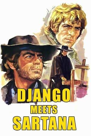 The small desert town of Black City is held in a reign of terror by a nasty gang of criminals lead by the ruthless Bud Willer. Earnest, but inexperienced Sheriff Jack Ronson arrives in town to establish law and order. Mysterious bounty hunter Django helps Ronson out.
