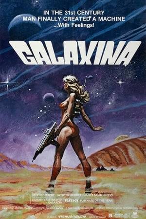 Galaxina is a lifelike, voluptuous android who is assigned to oversee the operations of an intergalactic Space Police cruiser captained by incompetent Cornelius Butt. When a mission requires the ship's crew to be placed in suspended animation for decades, Galaxina finds herself alone for many years, developing emotions and falling in love with the ship's pilot, Thor.