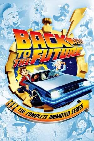 An animated series for television based on the Back to the Future trilogy of feature films.

Based on the highly successful Back to the Future movie trilogy, this series is set, um, "after" the events of the last film, as the adventures of Marty McFly and Doc Brown in their DeLorean time machine continue. Joining the ride is Clara, (Doc's wife from Back To The Future Part III,) Jules and Verne (their sons) Einstein the dog and Jennifer (Marty's girlfriend). And apparently there's a Tannen in every time as relatives of Biff keep popping up, and creating conflict. Mary Steenburgen and Tom Wilson reprise their roles from the movies. During live portions of the show, Christopher Lloyd reprised his role as Doc Brown and was joined by Bill Nye, who conducted experiments that were used in the show.