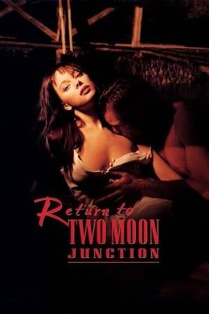 There's a special place in Georgia called Two Moon Junction. It's known for its power of seduction and for awakening the sense with an unquenchable sexual passion. It's no wonder overworked supermodel Savannah Delongpre longs to retun to her home town. She's at the height of her success, with fame, fortune, and everything the fast lane has to offer, including a lover who's sleeping with her best friend. Disillusioned with the high life, Savannah retreats to the estate of her grandmother, and the sanctuary of the family's riverfront hideaway - Two Moon Junction. There, Savannah meets her match, a handsome local sculptor named Jake GIlbert who unleashes her passion. However, Jake and Savannah's future is marred by the past. Her torrid affair is further complicated by her manipulative boyfriend who tries to seduce her back to New York. Savannah has to choose between all that Two Moon Junction can offer and her body and soul, and the rich and glamorous New York life she left behind.