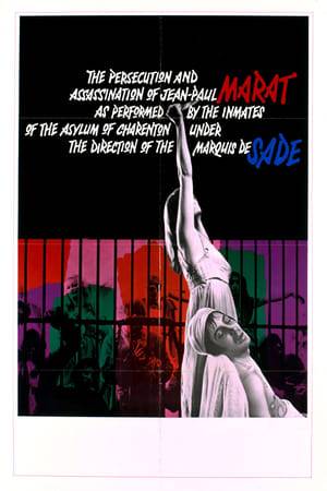 In Charenton Asylum, the Marquis de Sade directs a play about Jean Paul Marat's death, using the patients as actors. Based on 'The Persecution and Assassination of Jean-Paul Marat as Performed by the Inmates of the Asylum of Charenton Under the Direction of the Marquis de Sade', a 1963 play by Peter Weiss.