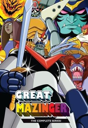 After Koji Kabuto and Sayaka Yumi leave to the USA, it's up to the rash orphan Tetsuya Tsurugi to pilot the next Mazinger robot: the Great Mazinger. Under the direction of Dr. Kenzo Kabuto and helped by his adoptive sister Jun Honou, Tetsuya battles the Miccene Empire.