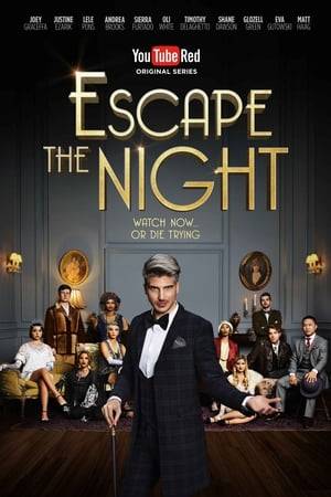 Welcome to "Escape the Night." In this surreality competition series, hosted by Joey Graceffa, 10 guests are invited from the modern world to attend a dinner at his newly acquired mansion estate, which has been locked in the 1920's; when America was roaring... roaring with madness. This is a dinner party to die for. No one is safe.