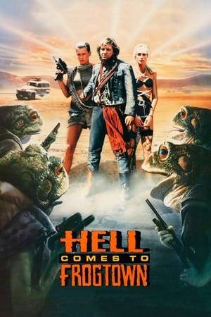 'Hell' is the name of the hero of the story. He's a prisoner of the women who now run the USA after a nuclear/biological war. Results of the war are that mutants have evolved, and the human race is in danger of extinction due to infertility. Hell is given the task of helping in the rescue of a group of fertile women from the harem of the mutant leader (resembling a frog). Hell cannot escape since he has a bomb attached to his private parts which will detonate if he strays more than a few hundred yards from his guard.