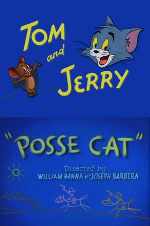 Tom and Jerry are in a cabin in the wild west. Jerry's rustling food, so Tom's owner won't let him eat until he's gotten rid of Jerry.