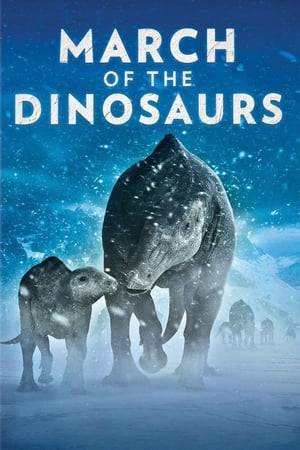 Set 70 million years ago in the Cretaceous period in North America, this animated docu/drama follows the journey of a young Edmontosaurus named Scar and his herd as they migrate south for the winter. This film depicts recent findings about Dinosaurs, such as Tyrannosaurs with feathers.