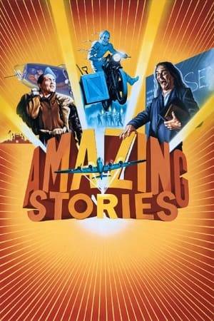 A feature film edited from three episodes of Amazing Stories (1985): The Mission, Mummy Daddy and Go to the Head of the Class.