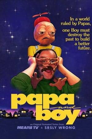 Papa and Boy is an animated comedy about the fraught relationship between a father and his always questioning son. They live in a world inhabited only by fathers and sons and despite caring deeply for each other, they are locked in a world historical conflict that precedes their own lives. The world of Papa and Boy is built upon The Fatherson System, a socio-economic system that allows fathers to command and control boys under the threat of punishment.

The show is an absurd comedy about the cruel and terrible systems of power we inherit from our parents. Through Papa and Boy, we can see how absurd and morally bankrupt capitalism is and the way it deprives everyone involved of their humanity. Ultimately, the satirical core of Papa and Boy is making fun of the assumption that human hierarchies and capitalism are natural, justified, and immovable.