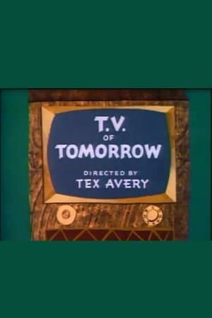 A variety of fanciful innovations in "future" T.V. sets, including a model with a built-in stove, and a number of highly interactive models. And of course, even with dozens of channels, there's nothing on...or more accurately, there's nothing but the same Western.