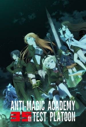 Set in a world where witches run havoc, the military decides to shift from using sword to utilizing guns to neutralize magical threats. The Anti-Magic Academy is an institution that specializes in training witch hunters. Takeru Kusunagi, who can’t use guns and continues to fight with a sword, is relegated to the 35th Test Platoon, a motley group who can’t cooperate. One day, Ouka Ohtori, an elite pistol master who was forced into demotion, joins the platoon. Will they be able to gather their strengths and work together?
