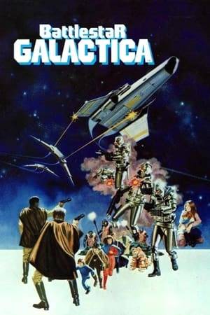 After the destruction of the Twelve Colonies of Mankind, the last major fighter carrier leads a makeshift fugitive fleet in a desperate search for the legendary planet Earth. This film is adapted from a television series that aired on ABC from September 17, 1978, to August 17, 1980. The first and fifth episodes of the series were edited into this theatrical feature film. Taken together, the two episodes ran 148 minutes, without commercials, while the film runs 125 minutes.