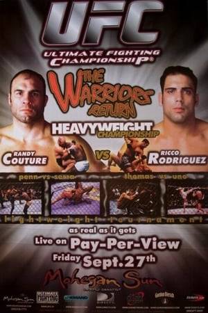 UFC 39: The Warriors Return was a mixed martial arts event held by the Ultimate Fighting Championship on September 27, 2002, at the Mohegan Sun Arena in Uncasville, Connecticut. The event was broadcast live on pay per view in the United States, and was the first UFC event to be released on DVD.