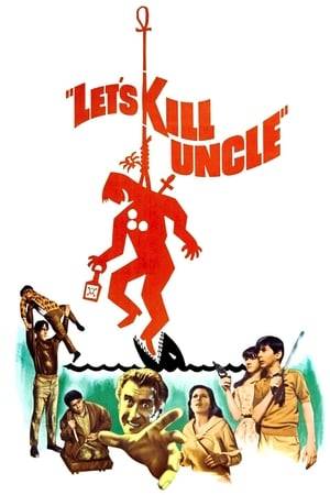 A 12-year-old orphan who has just inherited a fortune is trapped on an island with his uncle, a former British intelligence commander who intends to kill him. A young girl is the boy's only ally against the sarcastic uncle, who uses hypnotism, a pool of sharks, fire, and poisonous mushrooms as weapons.