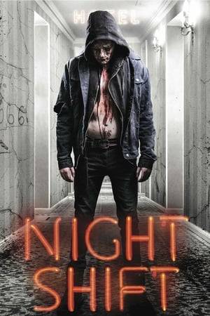 Amy begins her first night shift in a hotel with a murderous past. Witnessing terrifying events and trapped within a loop, Amy must find a way to escape the flesh obsessed murderer and save residents of the hotel.