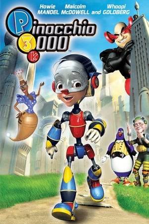 This is the story of a little robot known as Pinocchio 3000 whose greatest wish is to become a real boy. The year is 3000. Geppetto, with the help of his faithful assistant, Spencer the cyber penguin, and by the holographic fairy Cyberina, creates Pinocchio, a prototype superrobot equipped for emotions. But before he can be given a heart and become a real boy, Cyberina insists that Pinocchio learn the difference between right and wrong.