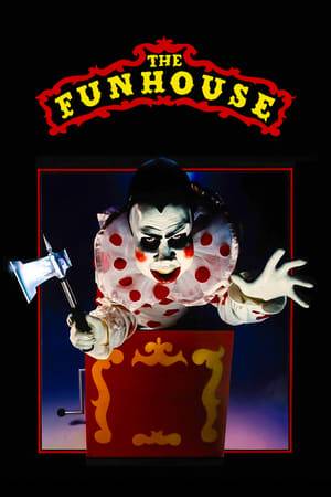 Rebellious teen Amy defies her parents by going to a trashy carnival that has pulled into town. In tow are her boyfriend, Buzz, and their friends Liz  and Richie. Thinking it would be fun to spend the night in the campy "Funhouse" horror ride, the teens witness a murder by a deformed worker wearing a mask. Locked in, Amy and her friends must evade the murderous carnival workers and escape before it leaves town the next day.