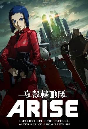 The story follows Motoko Kusanagi, a highly skilled member of the  military, whom upon meeting Daisuke Aramaki, a current chief of the  Public Security Section 9, in less than desirable conditions struggles  to clear her name whilst forming her own independent team with the  highest priority under the sponsorship and guidance of the chief Aramaki  himself.  Ghost in the Shell: Arise is a re-imagining of Masamune Shirow's Ghost in the Shell.