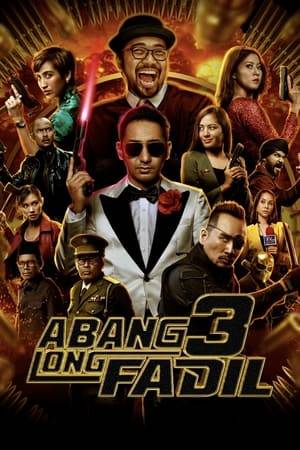 The movie "Abang Long Fadil 3" tells  about the life of Fadil who received an offer from “NSS” (NATIONAL Secret Service)  to be a professional spy in bringing  down a largest group of thug  ‘SSO” (Secret Society Organization) who led by “Chow Han” which with malicious intent to conquer the country of the archipelago. Agent Fadil is now cooperating with Agent Alice to bringing  down the Chow Han's evil conspiracy, but things are getting  complicated when “Yana” Fadil's ex-girlfriend interrupted NSS mission. Chow Han realizes that he has been spied on by the NSS, so he sends an assassin “King Cobra” to eliminate Fadil and Alice. Can Fadil complete this mission to save the country? Everything will be answered in "Abang Long Fadil 3"