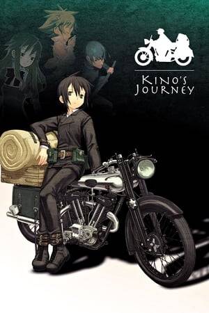 In Kino's Journey, the protagonist, Kino, accompanied by a talking motorcycle named Hermes, travels through a mystical world of many different countries and forests, each unique in its customs and people. She only spends three days and two nights in every town, without exception, on the principle that three days is enough time to learn almost everything important about a place, while leaving time to explore new lands.